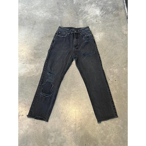 Ksubi Black Ripped Denim Size 26